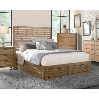 Broyhill Broyhill Ember Grove King size Storage Bed Khaki Size King
