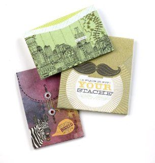 K&CompanySmash Scrapbook Gusseted Pockets, Modern