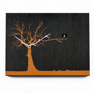 Progetti Cùcùrùkù Cuckoo Clock 1765 Color Black Dark Wood / Orange Tree