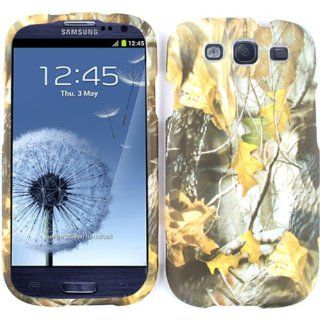 Cell Armor I747 SNAP WFL026 Snap On Case for Samsung Galaxy SIII   Retail Packaging   Hunter Series with Dry Leaves Cell Phones & Accessories