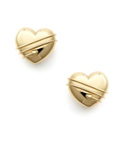 Tiffany & Co. Gold Heart & Arrow Earrings by Tiffany & Co.