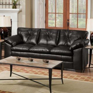 Shop Simmons Upholstery 6569 S Duxbury Bonded Leather Sofa and Loveseat Set Color Sebring Black at the  Furniture Store. Find the latest styles with the lowest prices from Simmons Upholstery
