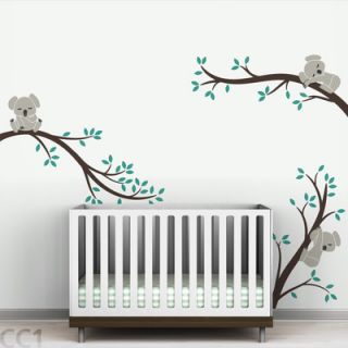 LittleLion Studio Tree Branches Koala Wall Decal DCAL VL LA 037 W CC Color W