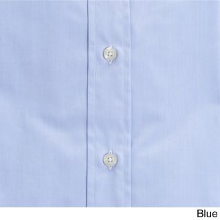 Luigi Baldo Luigi Baldo Mens Long Sleeve Collared Sport Shirt (gift Boxed) Blue Size XL
