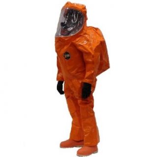 Kappler Zytron 500 Chemical Protection Expanded Back HazMat Coverall, Disposable Protective Work And Lab Coveralls