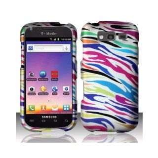 Colorful Zebra Hard Cover Case for Samsung Galaxy S Blaze 4G SGH T769 Cell Phones & Accessories