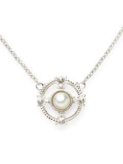 Garland Pearl Pendant Necklace by Judith Ripka
