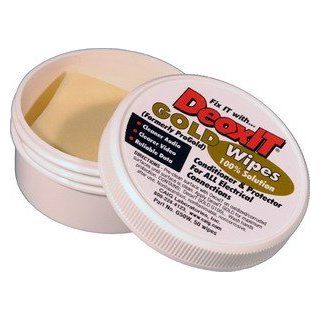Caig DeoxIT Gold Wipes, Contact Enhancer/Conditioner 50/Jar
