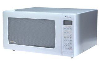 Panasonic NN S754WF 1 3/5 Cubic Foot 1250 Watt Microwave, White Kitchen & Dining