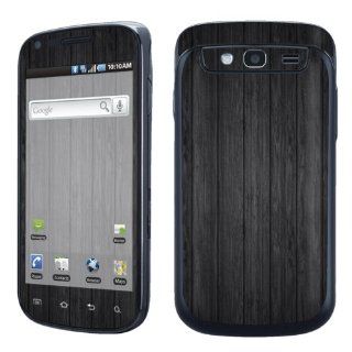 Samsung Galaxy S Blaze 4G SGH T769 Vinyl Decal Protection Skin Black Wood Cell Phones & Accessories