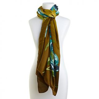ECHO Floral Print Ombre Scarf