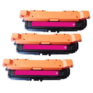 Hp Ce263a (hp 648a) Compatible Magenta Toner Cartridges (pack Of 3)