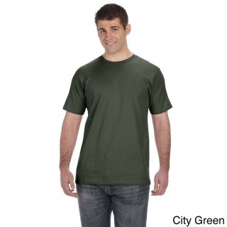 Anvil Mens Organic Cotton Short sleeve Crew neck T shirt Green Size XXL