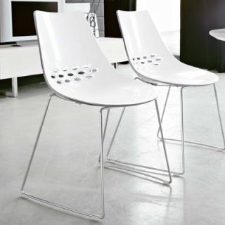 Calligaris Jam Sled Base Chair CS/1030_P77_P Finish White / Transparent