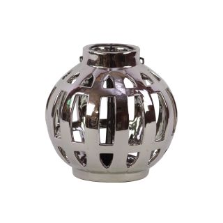 Silver Ceramic Lantern