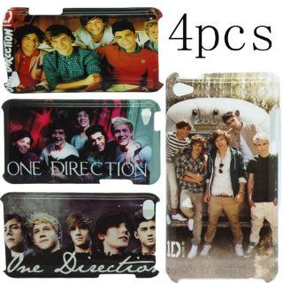 4 X 1D One Direction Hard Case Cover Skins For Apple Ipod Touch 4 itouch4 (Back case) (Package includes 2 X Screen Protector and 1X Stylus Pen image"catgift_store") Cell Phones & Accessories