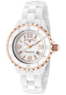 Swiss Legend 10049 WWRA  Watches,Womens Karamica White Dial White High Tech Ceramic, Casual Swiss Legend Quartz Watches