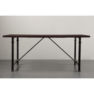 Renate Coffee Metal/ Wood Dining Table
