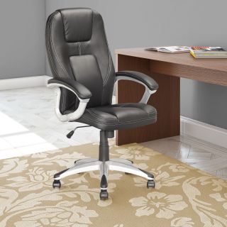 Corliving Lof 808 o Executive Office Chair In Black Leatherette