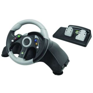 Madcatz MicroCon Steering Wheel   Black (360)      Games Accessories