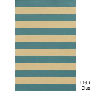Indoor/ Outdoor Stripe Polypropylene Rug (25 X 45)