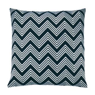 NECTARmodern Zigzag Chevron Embroidered Throw Pillow 10050 / 10053 Color Black