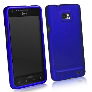 BoxWave Slim Rubberized AT&T Samsung Galaxy S2 (Samsung SGH i777) Shell Case   Durable Polycarbonate Snap Fit Shell Case with SmoothTouch Finish   AT&T Samsung Galaxy S2 (Samsung SGH i777) Cases and Covers (Super Blue) Cell Phones & Accessorie