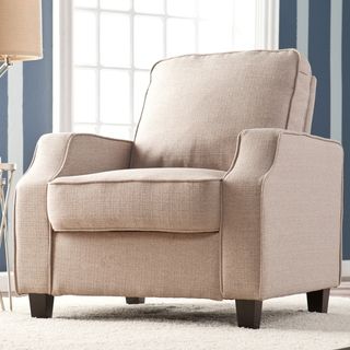 Upton Home Corey Beige Upholstered Arm Chair