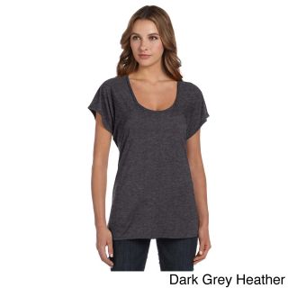 Bella Womens Flowy Raglan T shirt Grey Size XXL (18)