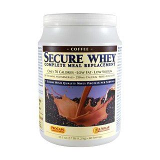Secure Whey Complete Meal Replacement   Coffee 10 Servings Health & Personal Care