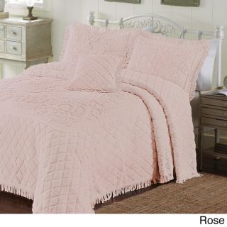 Lamont Home Josephine 3 piece Bedspread Set Pink Size Twin