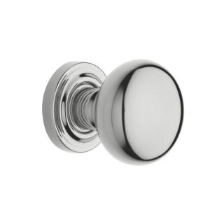 BALDWIN 5000 Polished Chrome Round Push Button Lock Residential Privacy Door Knob