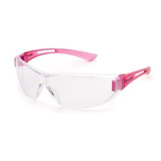 ladies Elvex Sync Uni sex anti fog Safety Glasses   Clear AF Lens Pink Temples SG 19C AF  Hunting Safety Glasses  Sports & Outdoors
