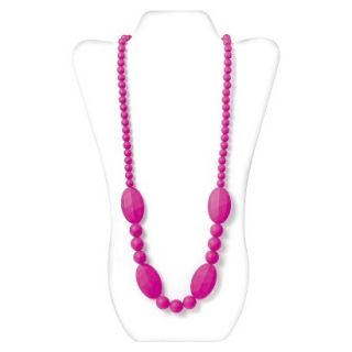 Nixi by Bumkins Ellisse Silicone Teething Necklace   Pink