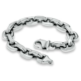 Mens Heavy Anchor Stainless Steel Chain Bracelet   Zales