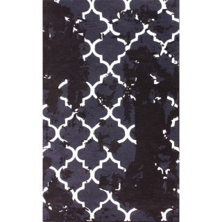 Nuloom Handmade Abstract Moroccan Lattice Trellis Vintage style Rug (76 X 96)