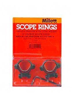 Millett Scope Rings Angle Loc .22 1" Matte Low Beauty