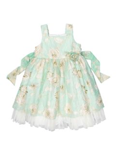 Mint Flower Dress by Pippa & Julie