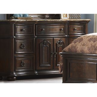 Liberty Furniture Industries Liberty Le Grande Nutmeg 7 drawer Dresser Brown Size 7 drawer