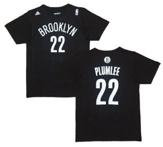 Brooklyn Nets Mason Plumlee Black Name and Number T Shirt  Sports Fan T Shirts  Sports & Outdoors