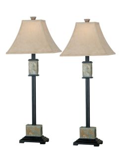 Moroccan Leaf Buffet Lamps (Set of 2) by Design Craft