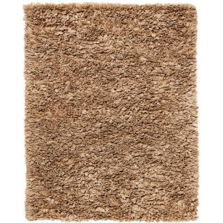 Lea Mocha Brown Paper Shag Area Rug (3 X 5)