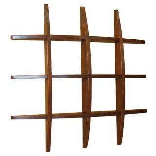 Real Organized 29.50 in Wood Wall Mounted Shelving