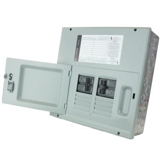 GE 60 Amp 4 Space Generator Power Inlet Box