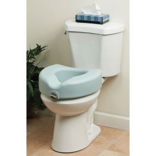 Medline Locking Elevated Toilet Seat With Microban Antimicrobial Product Protection
