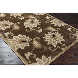 Hand tufted Decker Contemporary Floral Area Rug (2 X 3)