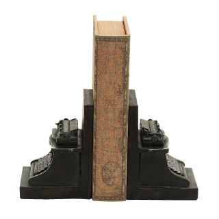 Old Look Typewriter Themed Book End Set