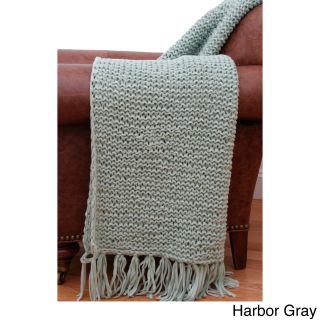 Paige Braided Chunky Knit 50x60 Throw Blanket