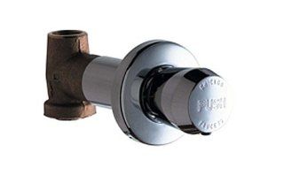 Chicago Faucets 770 665PSHCP Concealed In Wall Straight Valve, Chrome    