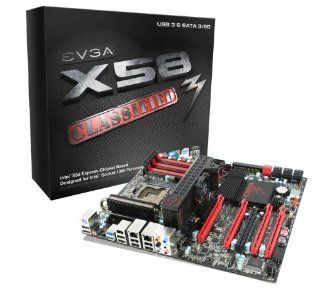 EVGA Intel X58 and ICH10R Chipset EATX DDR3 800 LGA 1366 Motherboards 141 GT E770 A1 Electronics